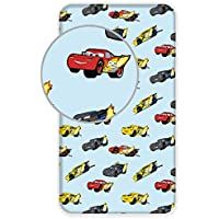 Disney Cars - Sábana bajera (90 x 200 cm)- diseño de Cars